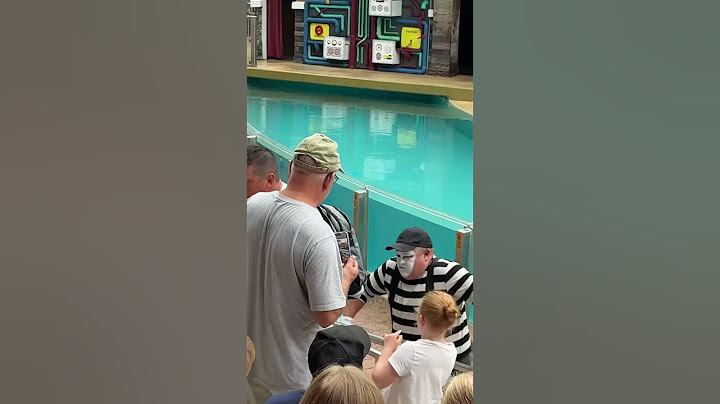 Do you think he noticed?  ☺️ Tom the mime SeaWorld #seaworldmime #funny #viralvideo #fun