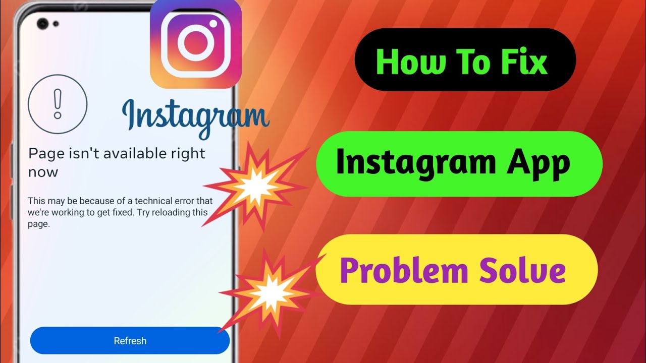 How To Fix Instagram App Problem Solve. - YouTube