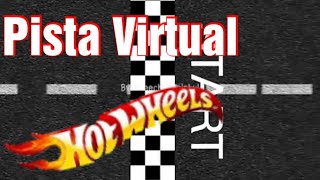 Pistinha Virtual Hotwheels coloque seu carrinho na tela do celular simulação de pista de Hotwheels