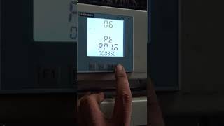 Siemens make MFM,SMART 7KT, current and voltage setting how to put.