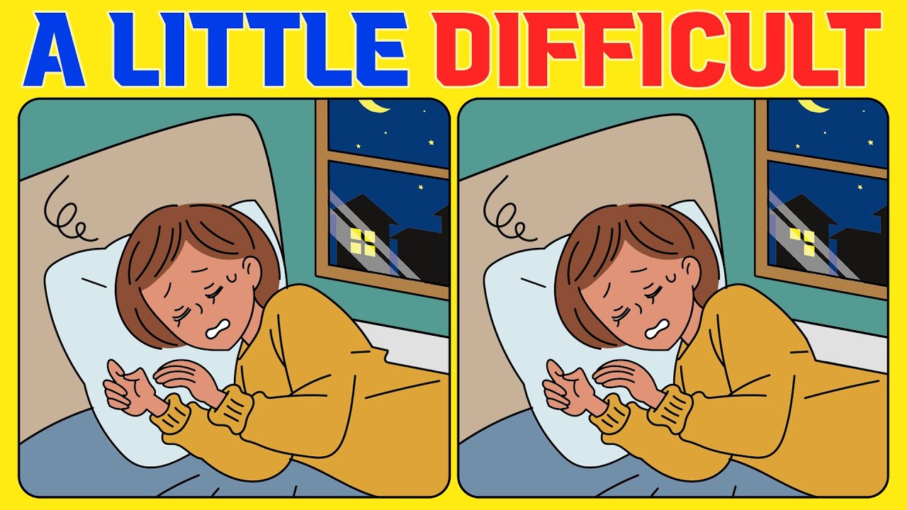 🧠🧩Spot the Difference | Brain Workout 《A Little Difficult》 - YouTube