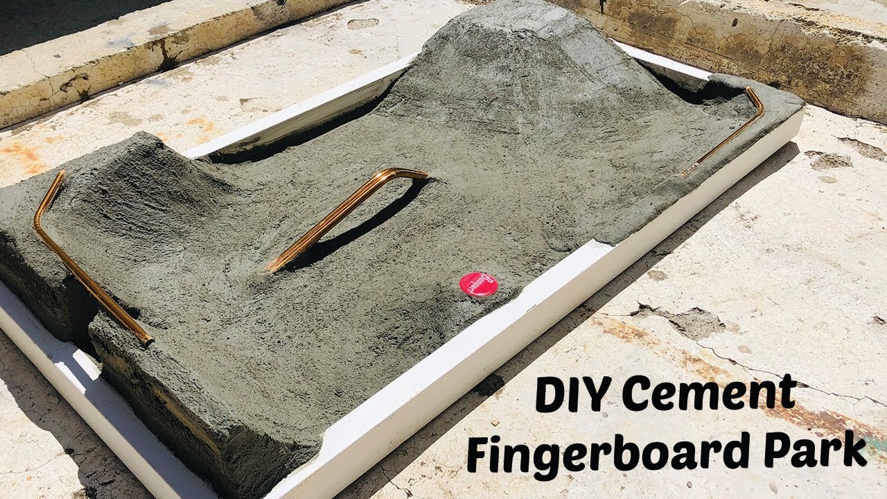 Construire un fingerpark en béton pour le confinement ! (DIY