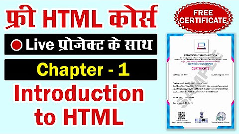 HTML Full Course - YouTube