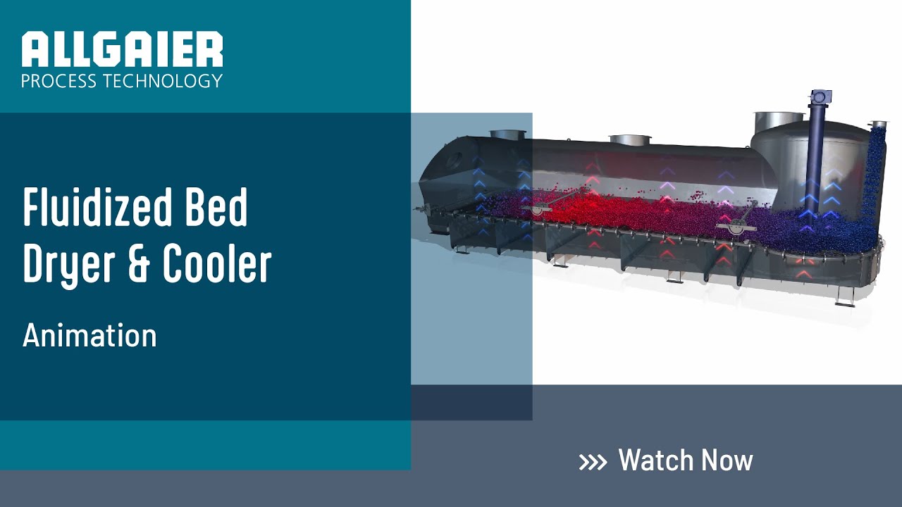 ALLGAIER Fluidized Bed Dryer/Cooler Animation - YouTube