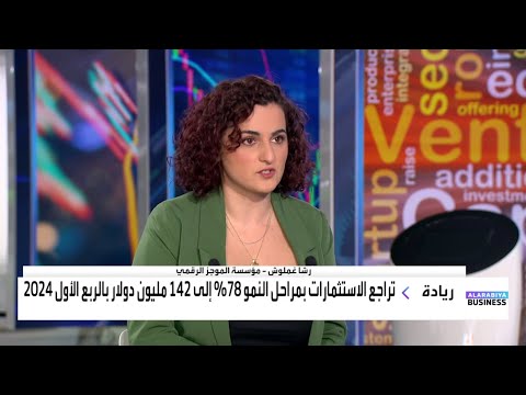 رشا غملوش تراجع الاستثمارات بمراحل النمو 78 إلى 142 مليون دولار بالربع الأول 2024