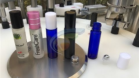 CX-YGF  10ml perfume filling machine,roll on bottle filling plugging capping machine