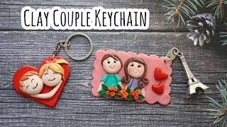 Couple Keychain DIY | Keychain making at home | Clay Keychain Ideas | Clay Craft Ideas screenshot 2