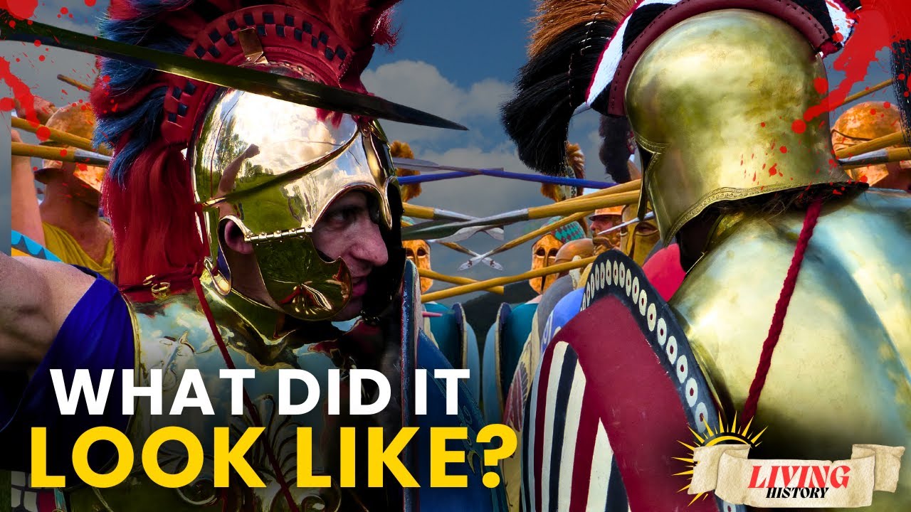 Как на самом деле выглядела битва в Древней Греции — воссоздано.