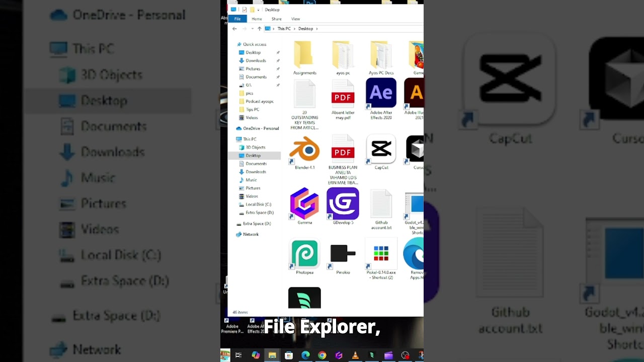 Show Hidden Files non Windows Explorer
