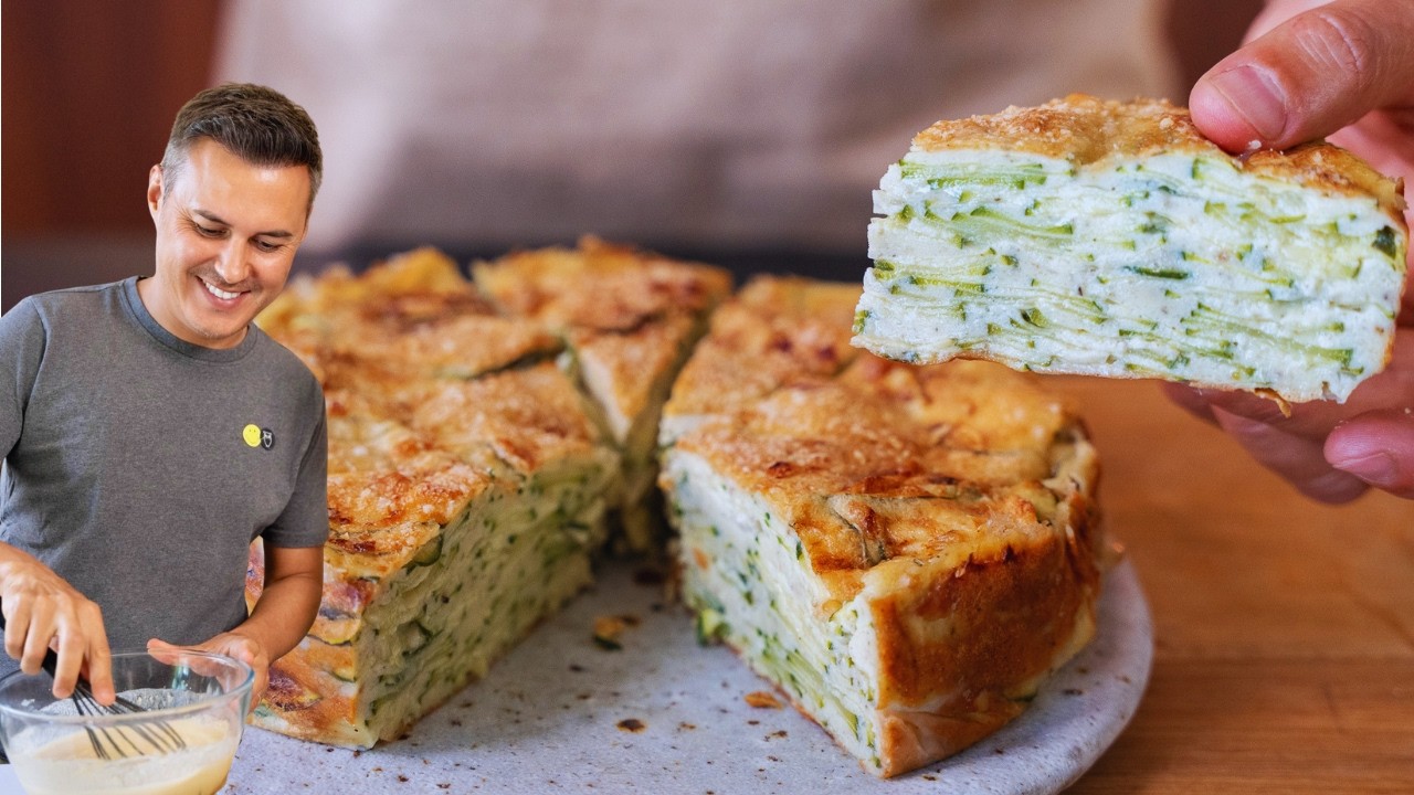 3 courgettes suffisent pour réaliser ce gâteau invisible incroyable
