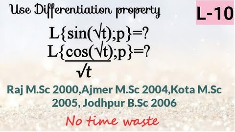 Laplace Transform - Examples of Laplace Transform | M.Sc B.Sc Complete Concept #AppliedMathematics