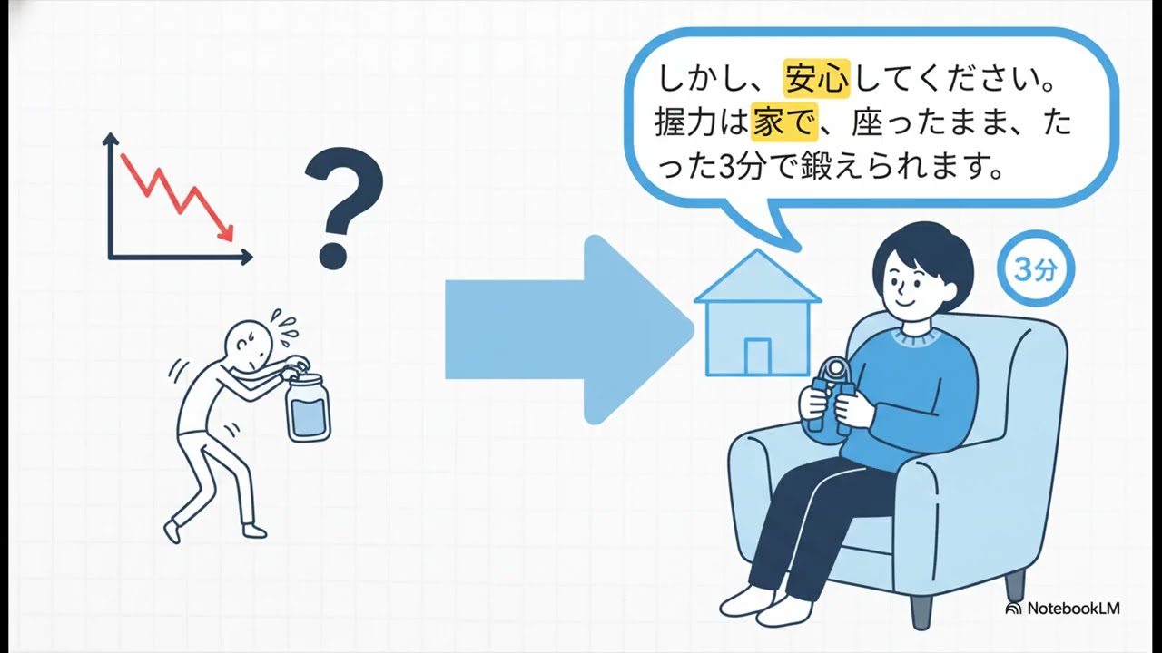 あなたの握力：隠された健康のバロメーター