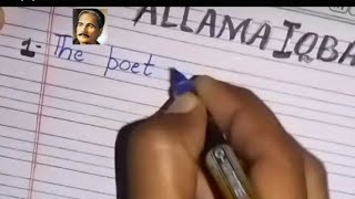 Line Essay On Allama Muhammad Iqbal Writing Practice
