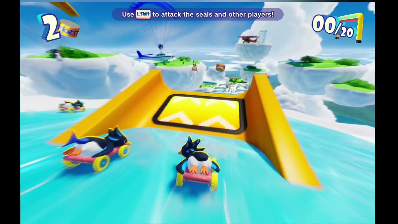 World's Fastest Penguins?! 🐧❄️ Hilarious Racing Game on PC