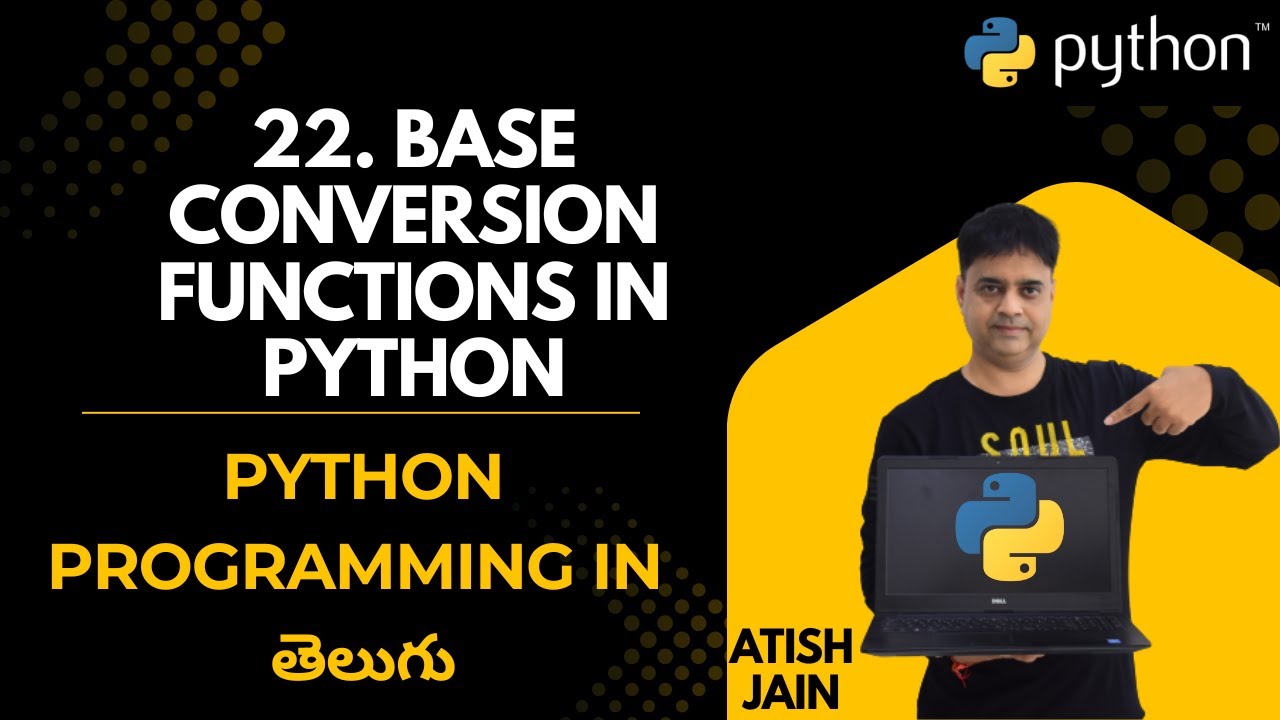 22. What Are The 3 Base Conversion Functions You Should Know | Python ...