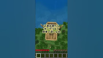 統合版ではボート着地が出来るの？【マイクラ】 #ゆっくり実況 #マイクラ