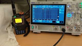 Owon XDG2035 PSK transmitting a Cospas-Sarsat frame