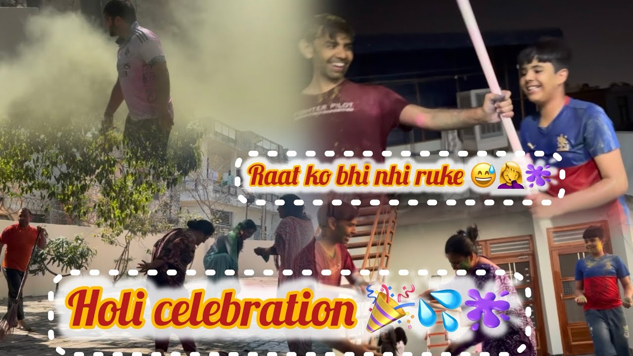 Kaha mnaai humne Holi 🫟😍 Holi celebration 🥳 🥰💦