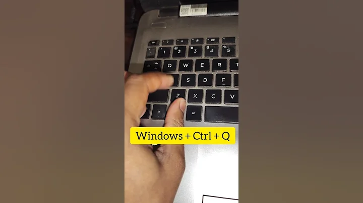 Windows + Ctrl + Q - how to give remote access using short code in computer or laptop #pc #laptop