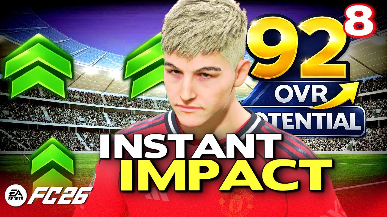 FC26 MAN UNITED CAREER MODE #8 - 92 POTENTIAL GEM SCORES!!