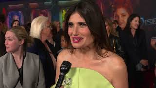 Idina Menzel Talks Disenchanted at the movie premiere