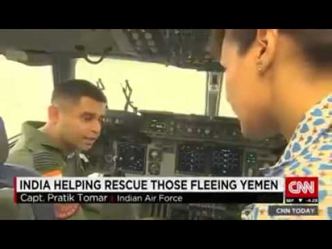 Foreign Channel CNN has covered India's successful Yemen rescue operation "Operation Raahat"