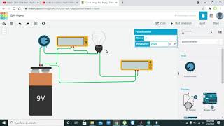 ohms law simulation in tinkercad | how to make ohms law circuit simulation in tinkercad
