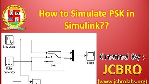 How to simulate PSK in Simulink ??
