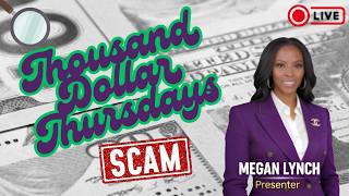 Megan Lynch: THOUSAND DOLLAR THURSDAY, BUILDERS TRAINING ZOOM SNIPE