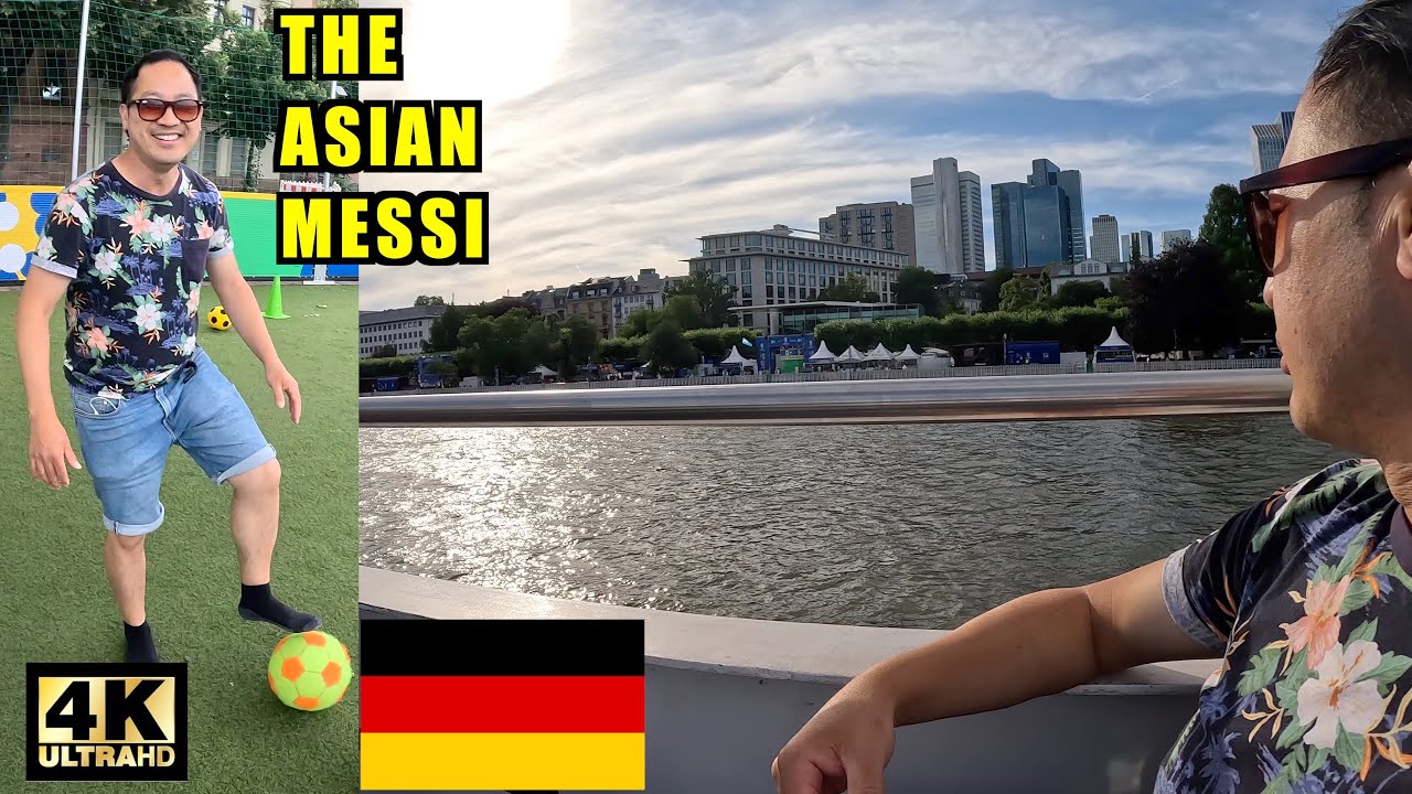 Main River Cruise in Frankfurt & Playing Soccer for the First Time! 🇩🇪⚽️