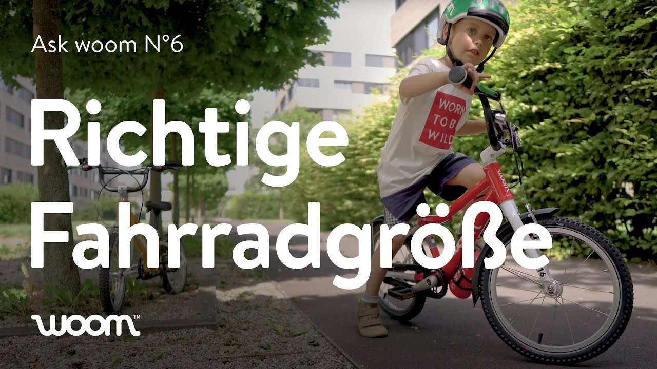Die richtige Fahrradgre fr Kinder bestimmen | woom bikes