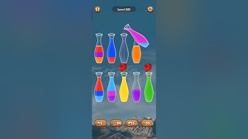 Color Water Sort Woody Puzzle Level 201