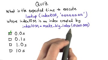 Lookup Time Solution - Intro to Computer Science