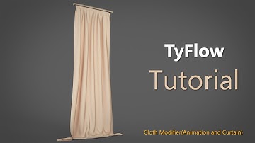 Creating a Curtain - 3Ds Max tyFlow | Tutorial (Free Project File)