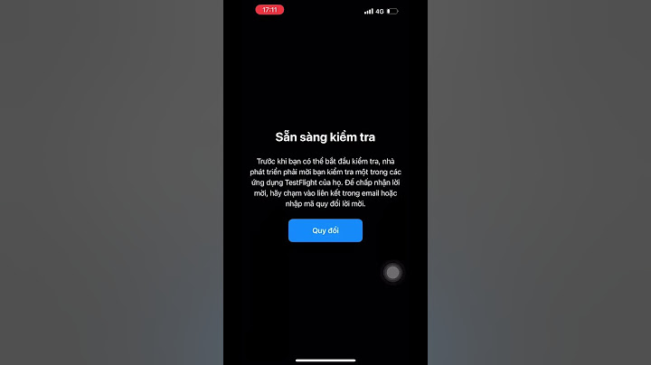 Hướng dẫn cài đặt app từ testflight