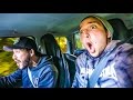 DRIVING MONSTER TRUCKS OFF CLIFFS! w/ Sam, Colby & Corey