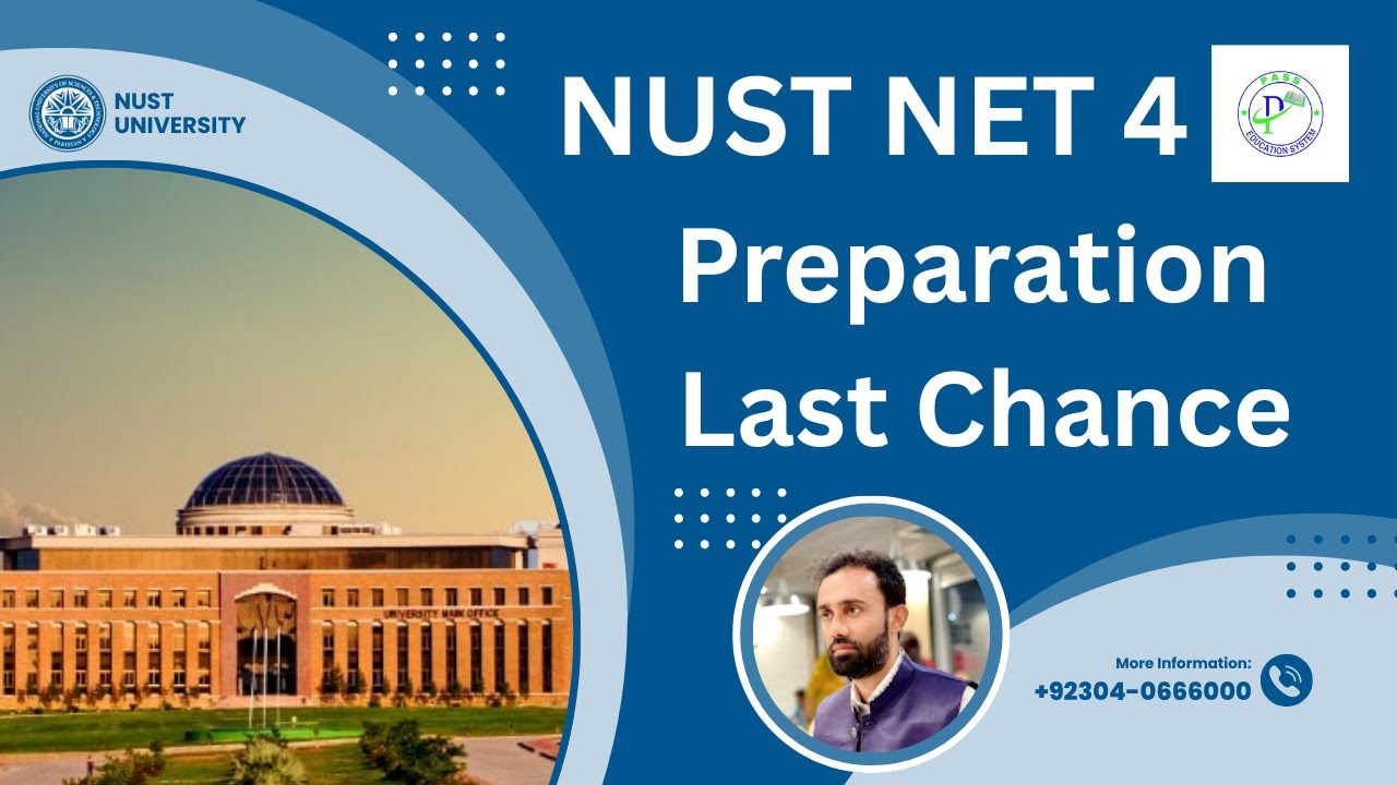 Nust Cpnet NUST NET 4 Preparation I NUST Admission 2025 I NUST Entry Test ...