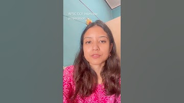 APSC CCE interview preparation. #apsc #apscaspirants #competitiveexams #shorts