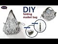 DIY 접이식 마켓백 만들기 make a folding market bag