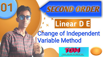 2nd order linear differential equations l Unit 04 l bsc 2nd year maths shekhawati