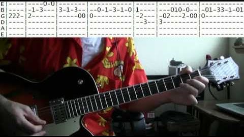 Pipeline Guitar Tab & Guitar Chords with Guitar Lesson by the Chantays & also the Ventures