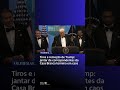 DO GLAMOUR AO CAOS: Tiros interrompem jantar de gala e Trump é retirado às pressas 🚨