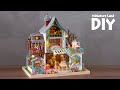 4k jungle secret territory  resort  diy miniature dollhouse kit  relaxing satisfying