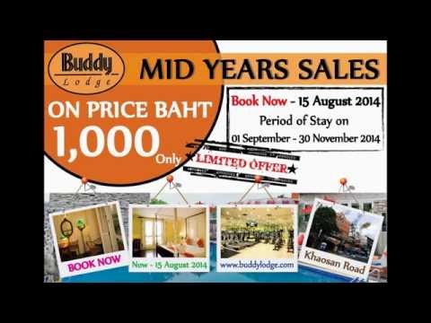 Mid Years Sales On Price Baht 1,000 Only. Khao san road