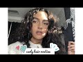 curly hair routine / tips for healthy hair