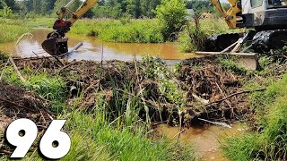 A Local Resident Tried To Lower The Water Level With A Drainage Pipe  Beaver Dam Removal No.96