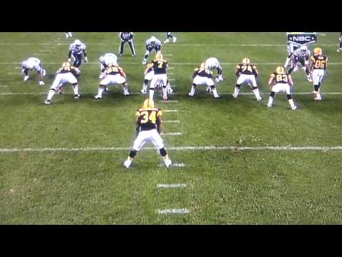 Rashard Mendenhall vicious block against Chargers