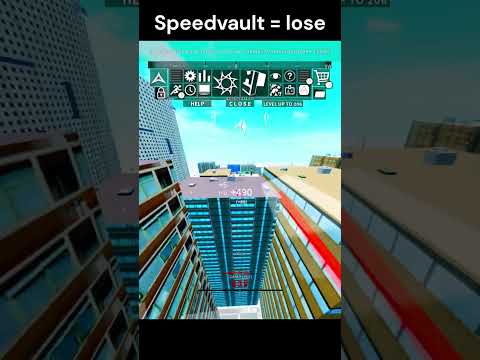 Speedvault = lose I PARKOUR legacy  #roblox #parkour #shorts #parkourroblox