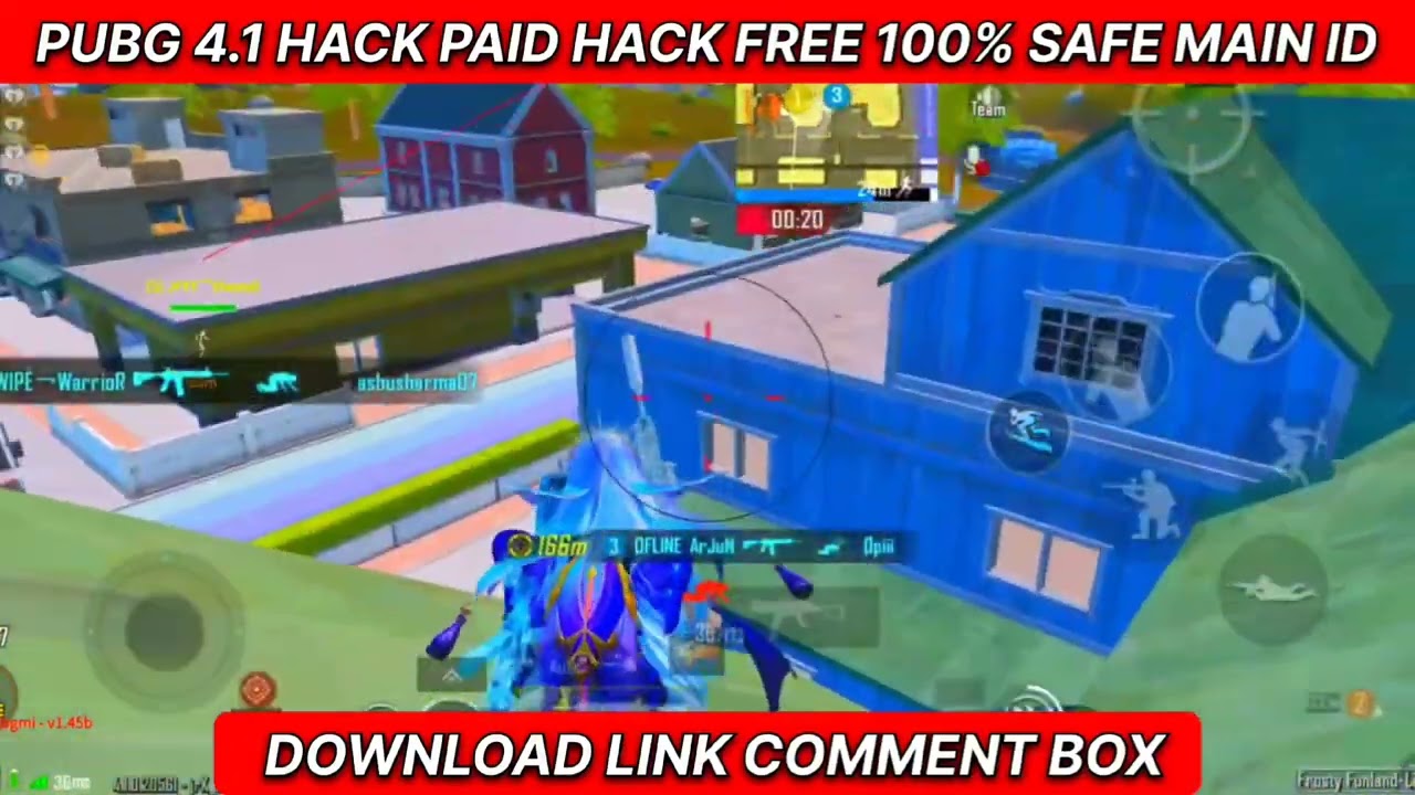 Pubg Mobile hack 4.1(New 4.1 Version Inbuilt Esp Mod) | Pubg Mobile Gl+Kr