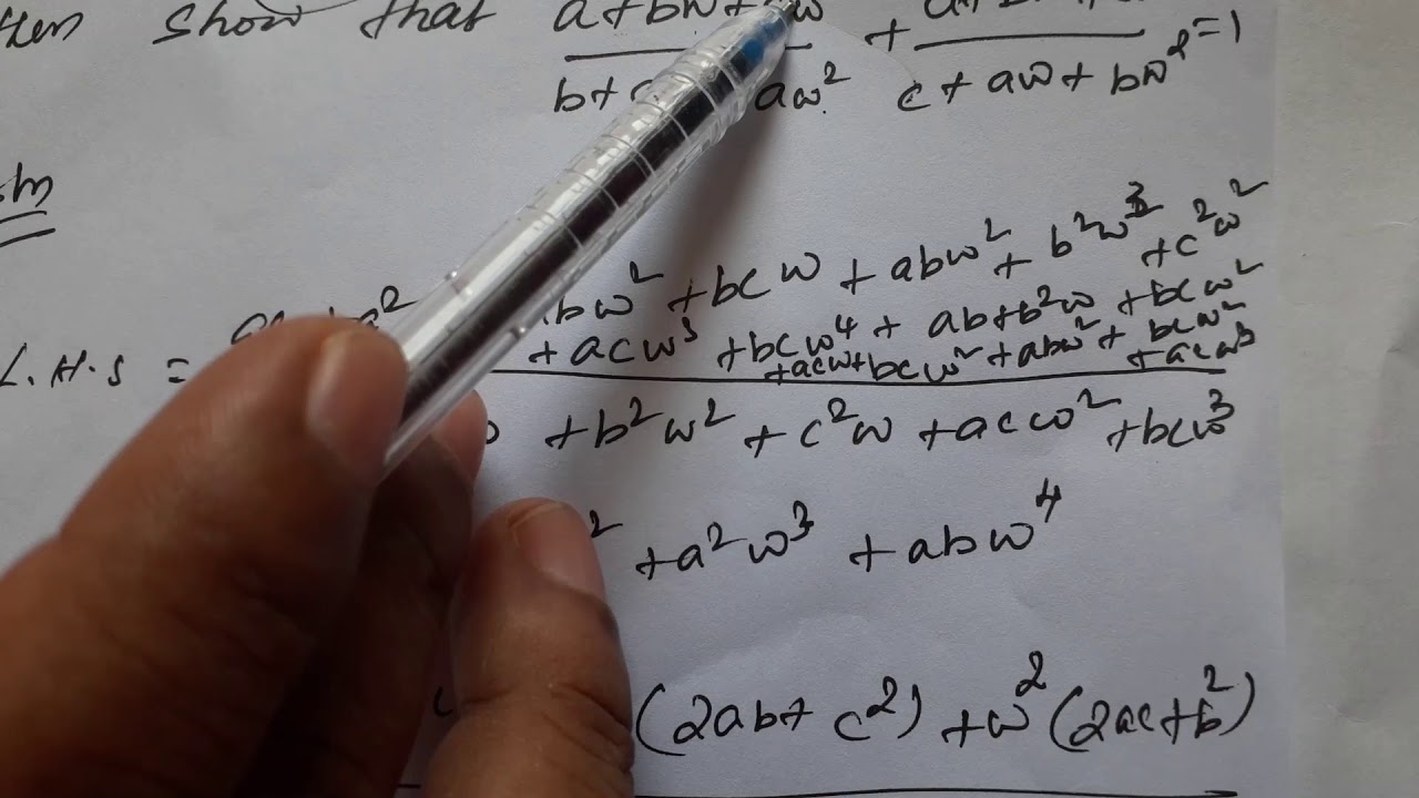 12th Maths Chapter 2 Complex Numbers - Class 38 - YouTube